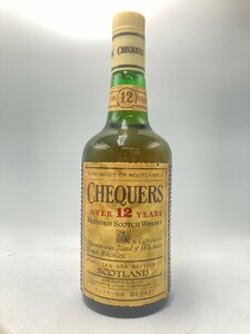 ST【同梱不可】CHEQUERS チェッカーズ ウイスキー特級 750ml 43% 未開栓 古酒 Z058289