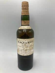 ST【同梱不可】 ブラック＆ホワイト ティンキャップ 760ml 43% 未開栓 古酒 Z058635