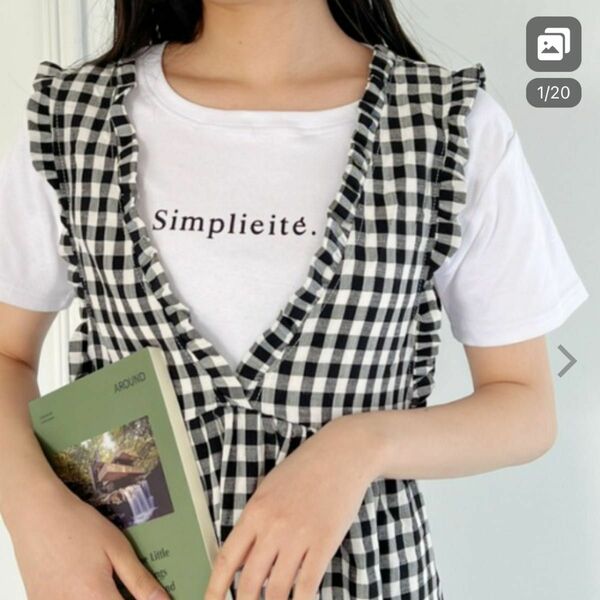 【Loueme】コンパクトロゴTシャツ