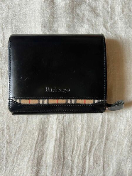 Burberrys　バーバリーズ　折り財布　コードバン　1990年代