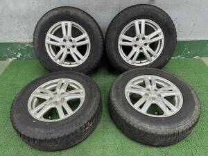 DUFACTホイール!! 16×6.5+48 冬タイヤ付 215/70R16 2020年製 TOYO TRANPATH TX 4本セット 中古 売切!!