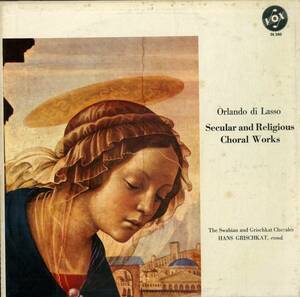 A00526354/LP/ハンス・グリシュカート「Secular And Religious Choral Works」