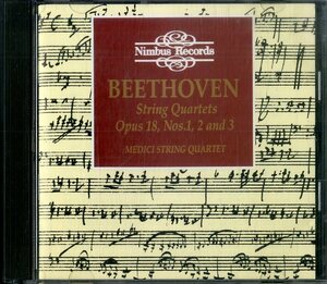 D00136081/CD/Nedici String Quartet「Beethoven / String Quartets Opus 18 Nos.1 - 3」