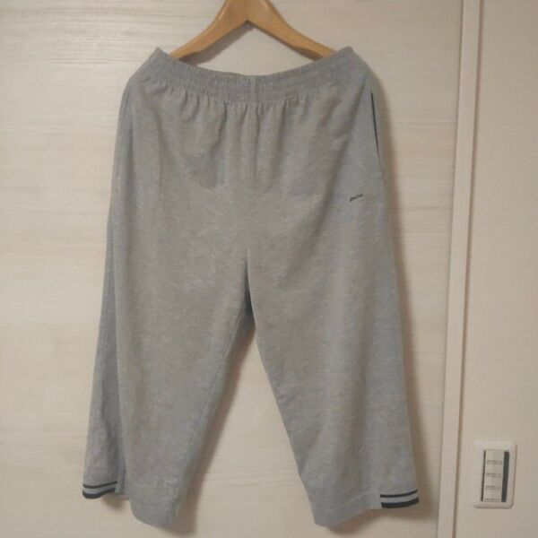 中古品 古着 男女兼用 七分丈パンツ スポーツウエア Lサイズ