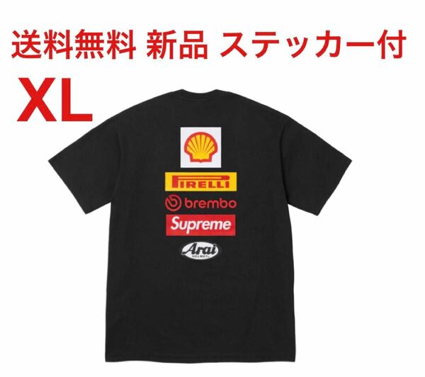 XL Supreme Ducati Logos Tee Black シュプリーム ドゥカティ ロゴ Tシャツ ブラック