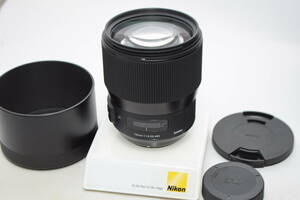 ★SIGMA シグマ 135mm F1.8 DG HSM Art Nikon ニコン用★レンズフード付※オートフォーカスが動きません