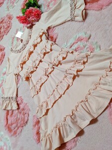 &Love◆ピンク◆メチャメチャ◆ボリュームたっぷり◆フリル◆フリフリ◆プリンセス◆素敵な◆姫◆ワンピース