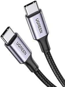 UGREEN USB Type CケーブルPD対応100W/5A 超急速充電USB C to USB C 断線防止 iPhon