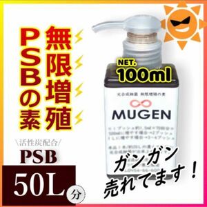 100ml→PSB50Lに !自分でふやしてたっぷり使う光合成細菌の培養餌料培基