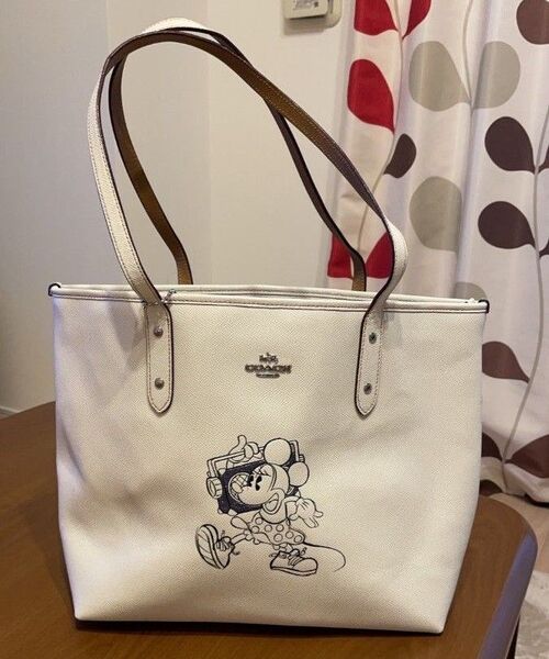 【新品未使用】COACH ミニーコラボ トートバッグ