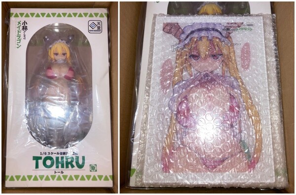 未開封 小林さんちのメイドラゴン トール 1/6 フィギュア 回天堂 あみあみ限定特典 アクリルフィギュア アクリルキーホルダースタンド