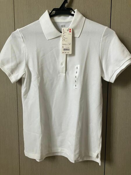 【新品未使用】ユニクロ　レディース　ストレッチカノコポロシャツ(半袖) Sサイズ