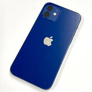 【中古/ジャンク】au iPhone12 64GB ブルー 判定〇 / SIMフリー SIMロック解除済み Apple