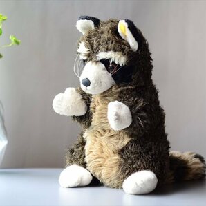 ドイツ製 Steiff Raggy アライグマ Raccoon dog シュタイフ ぬいぐるみ フィギュア アンティーク_240605 ig3991