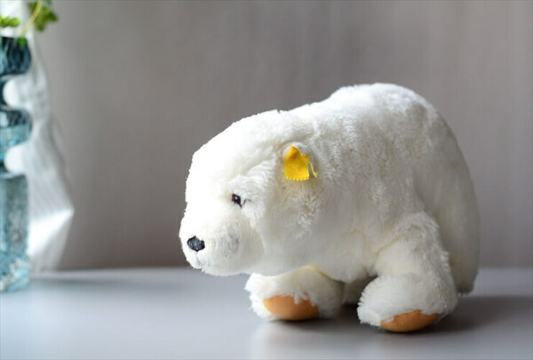ドイツ製 Steiff Cozy Issy シロクマ Polar Bear 白くま シュタイフ ぬいぐるみ フィギュア アンティーク_240605 ig3992