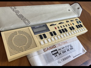CASIO VL-TONE Casio VL-1 Vintage synthesizer music sequencer soft case instructions postage included 