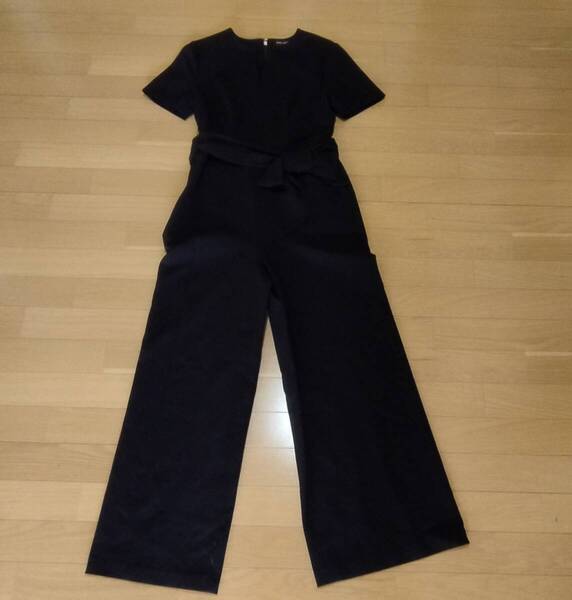 新品送料無料US:Sサイズ160/84AJP9号~11号前後Kate Spade Newyorkケイトスペードニューヨーク ポンテ スプリットネック ジャンプスーツ