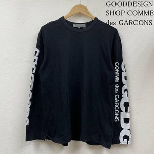 グッドデザインショップ コムデギャルソン CDG 袖プリント 長袖 ロンT IR-T001 AD2017 Tシャツ Tシャツ XL 黒 / ブラック