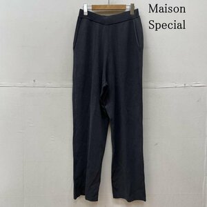 古着 Maison Special メゾン スペシャル ニット ストレート ピンタック パンツ 11212461330 パンツ パンツ 2 無地