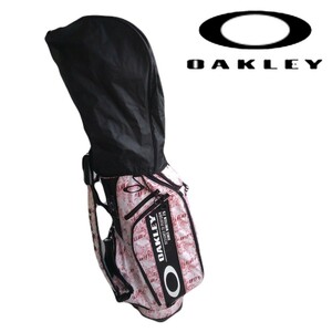 新品同様 最高級 OAKLEY 総柄 6分割 キャディバッグ ゴルフバッグ メンズ ゴルフ用品 ゴルフ用具 オークリー キャディーバッグ 240601