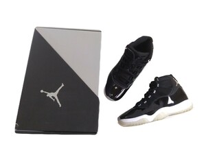 新品同様 名作 好配色 入手困難 NIKE AIR JORDAN 11 RETRO JUBILEE スニーカー 靴 メンズ 25.0cm ナイキ エアジョーダン11 黒 240603A