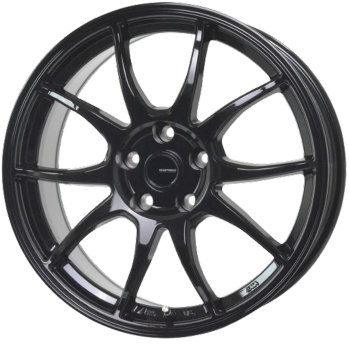 YOKOHAMA ADVAN NEOVA AD09 185/55R15 G.Speed G-06 メタリックブラック 15インチ 6J+43 5H-100 4本セット