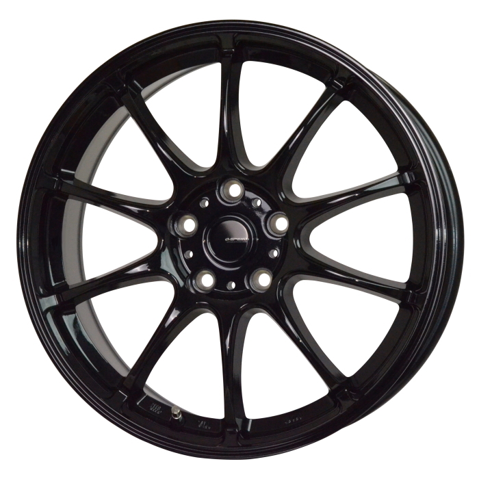 YOKOHAMA ADVAN NEOVA AD09 255/40R17 G.Speed G-07 メタリックブラック 17インチ 7J+45 5H-100 4本セット