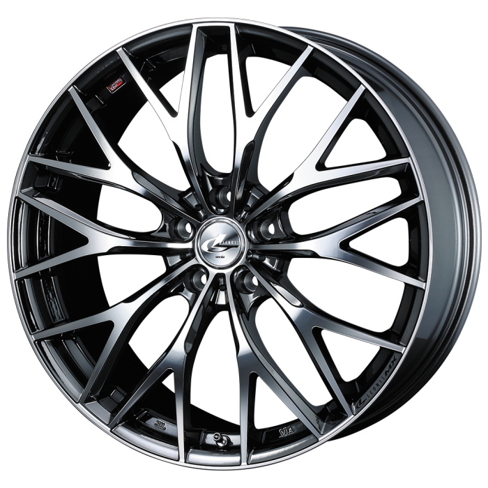 YOKOHAMA ADVAN dB V553 215/55R17 LEONIS MX BMCMC 17インチ 7J+47 5H-100 4本セット