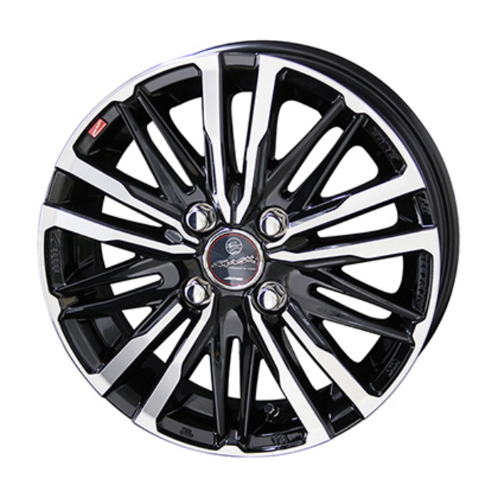 YOKOHAMA ADVAN dB V553 155/65R14 SMACK CREST サファイアブラック 14インチ 5.5J+43 4H-100 4本セット