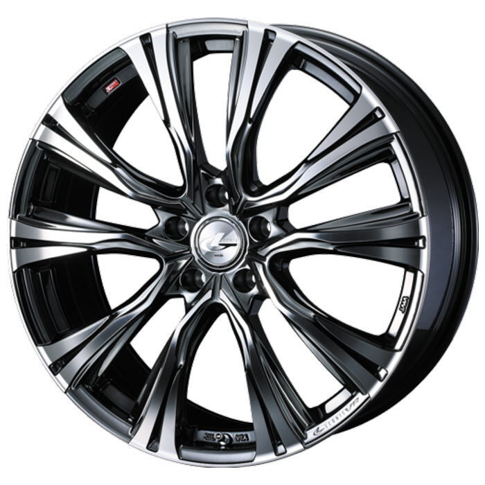 YOKOHAMA ADVAN dB V553 225/65R17 LEONIS VR BMCMC 17インチ 7J+42 5H-114.3 4本セット