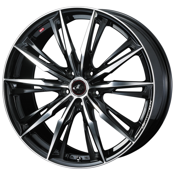 YOKOHAMA BluEarth-Es ES32 195/60R17 LEONIS GX PBMC 17インチ 6.5J+52 5H-114.3 4本セット