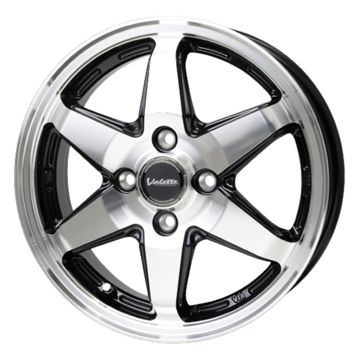 YOKOHAMA BluEarth-Es ES32 175/60R14 Valette ANKRAY ブラックポリッシュ 14インチ 4.5J+45 4H-100 4本セット