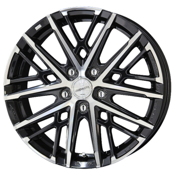 YOKOHAMA BluEarth-GT AE51 185/60R15 SMACK GRAIVE サファイアブラック 15インチ 6J+43 5H-100 4本セット
