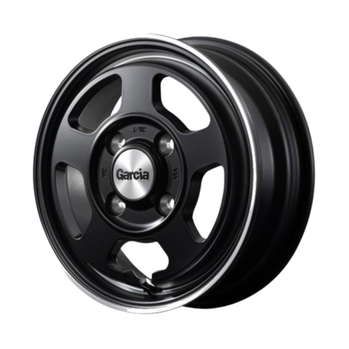 YOKOHAMA BluEarth AE-01F 175/65R14 Garcia Chicago 5 セミグロスブラック 14インチ 4.5J+45 4H-100 4本セット