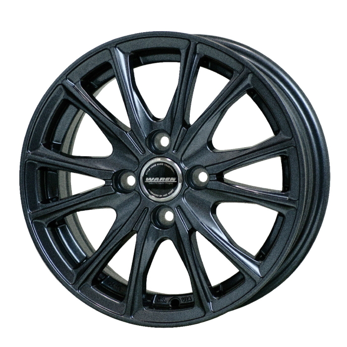 YOKOHAMA BluEarth AE-01F 165/70R14 Waren W05 ガンメタリック 14インチ 5.5J+45 4H-100 4本セット