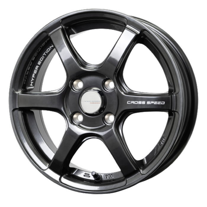 YOKOHAMA BluEarth-XT AE61 205/55R17 CROSS SPEED RS6 ブラック 17インチ 6.5J+45 4H-100 4本セット