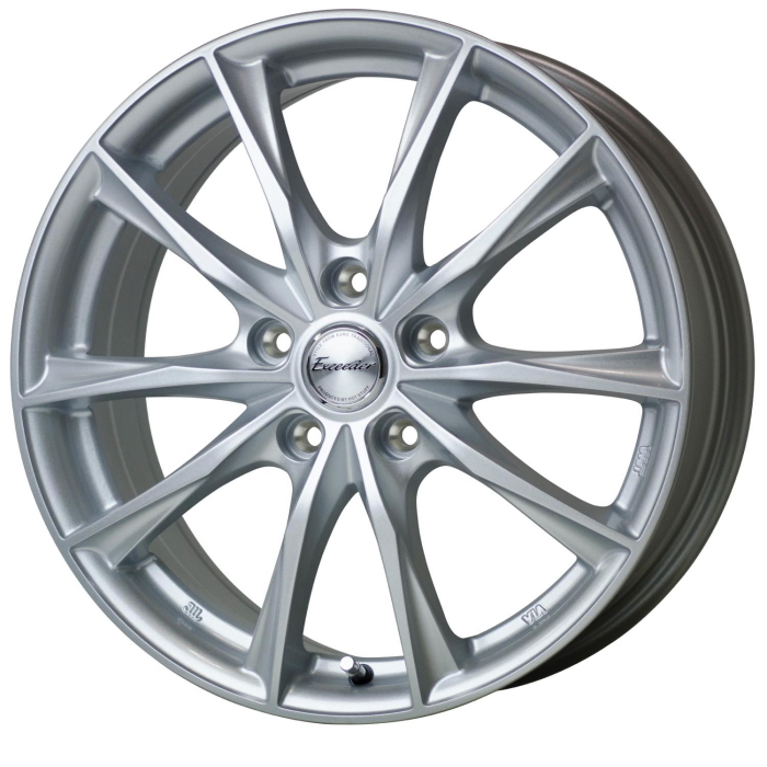 YOKOHAMA GEOLANDAR CV G058 215/70R16 Exceeder E06 メタルシルバー 16インチ 6J+40 5H-100 4本セット