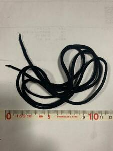  genuine article Goro's leather cord black futoshi .. long . uniformity new goods amount 9