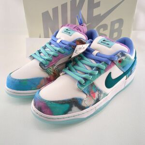  Nike спортивные туфли 28cm HF6061-400 мужской f.-chula Dunk NIKE Futura Nike SB Dunk Low обувь б/у одежда б/у *3114/ высота . магазин 