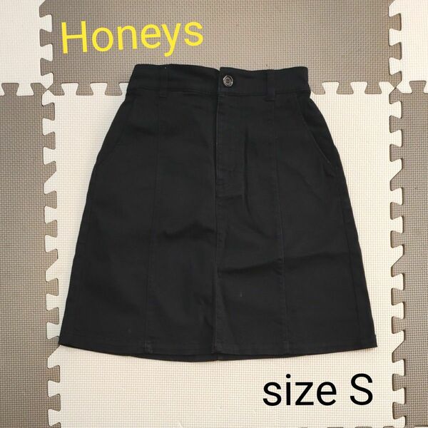 Honeys C.O.L.Z.A 黒ミニスカート（size S）