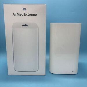 サ) [通電確認のみ] アップル Apple AriMac Extreme 無線LANルーター ベースステーション エアマックエクストリーム A1521 ME918J/A 管理M