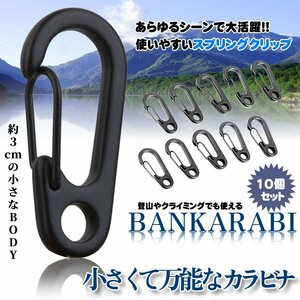 10 piece kalabina mountain climbing leisure camp bag key chain stylish DIY tool .BANKARABI