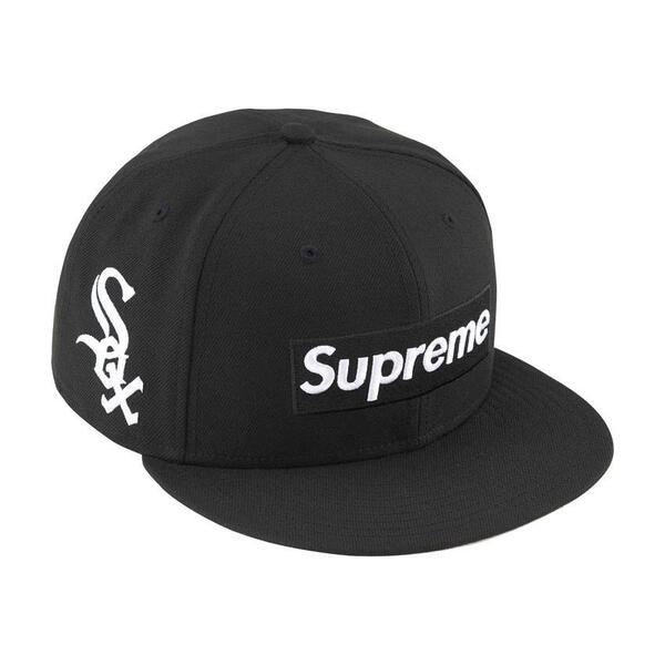 新品未開封品 SUPREME MLB Teams Box Logo New Era black Chicago White Sox 24SS 黒 キャップ ボックス ロゴ ニューエラ