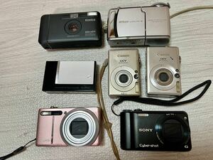 1円スタート Canon SONY Nikon デジタルカメラ まとめ売り 動作未確認