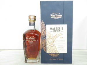 ☆☆未開栓　 WILD TURKEY ワイルドターキー マスターズキープ ボトルドインボンド 17年 ウイスキー 箱付き 50％ 750ml