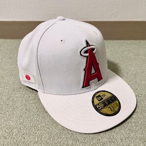 58.7cm / ニューエラ Los Angeles Angels 59FIFTY JAPAN PATCH RED / WHITE