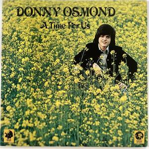 DONNY OSMOND / A Time For Us 日本盤　1974年 帯なし、ライナーノーツあり