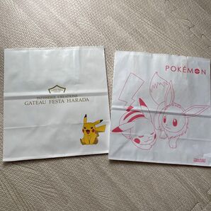ピカチュウ&イーブイ紙袋