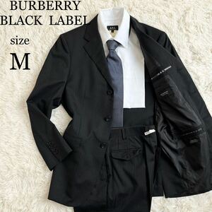  beautiful goods * Burberry Black Label suit setup tailored jacket stripe noba check unlined in the back black men's M 3 button 