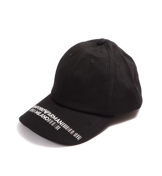 新品・本物 エンポリオアルマーニ EMPORIO ARMANI キャップ 帽子 627378 3F552 ブラック